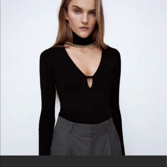 Zara knit sweater with chains - Picture 4 of 8